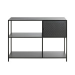 Paris Prix Buffet 3 Niveaux 1 Casier "Nelia II" 100cm Noir