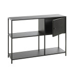 Paris Prix Buffet 3 Niveaux 1 Casier "Nelia II" 100cm Noir