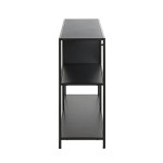 Paris Prix Buffet 3 Niveaux 1 Casier "Nelia II" 100cm Noir