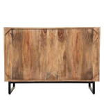Paris Prix Buffet 3 Portes & 4 Tiroirs "Ajay" 115cm Naturel