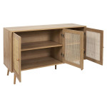 Paris Prix Buffet 3 Portes En Bois "Bali" 115cm Naturel