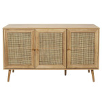 paris prix Buffet 3 Portes en Bois "Bali" 115cm Naturel