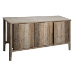 paris prix Buffet 3 Portes en Bois "Banila" 160cm Naturel