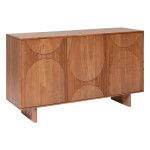 paris prix Buffet 3 Portes en Bois "Nanda" 150cm Naturel