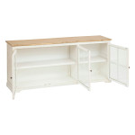 Paris Prix Buffet 3 Portes En Bois "Olbia" 180cm Blanc