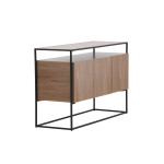 Paris Prix Buffet 3 Portes En Teck "Kingsport" 120cm Marron