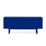 paris prix Buffet 3 Portes Triangle "Camden" 175cm Bleu