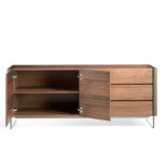 Paris Prix Buffet 3 Tiroirs & 2 Portes "Delma" 188cm Naturel