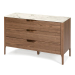 Paris Prix Buffet 3 Tiroirs Design "Bosca" 120cm Naturel