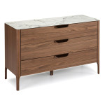 paris prix Buffet 3 Tiroirs Design "Bosca" 120cm Naturel