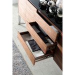 Paris Prix Buffet 3 Tiroirs Design "Rolando" 200cm Naturel