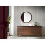 Paris Prix Buffet 4 Portes Design "Sade" 179cm Naturel
