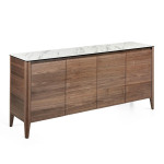 paris prix Buffet 4 Portes Design "Sade" 179cm Naturel