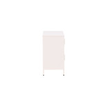 Paris Prix Buffet 4 Portes En Métal "Nett" 90cm Blanc
