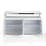 Paris Prix Buffet 4 Portes "Orlando" 140cm Blanc Laqué