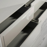 Paris Prix Buffet 4 Tiroirs Design "Zapata" 160cm Naturel