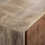 Paris Prix Buffet 4 Tiroirs Et 3 Portes "Koval" 115cm Naturel
