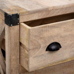 Paris Prix Buffet 6 Tiroirs En Bois "Cuba" 150cm Naturel