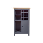 Paris Prix Buffet Avec Range-Bouteilles "Nichole" 124cm Anthracite