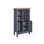 Paris Prix Buffet Avec Range-Bouteilles "Nichole" 124cm Anthracite