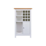 Paris Prix Buffet Avec Range-Bouteilles "Nichole" 124cm Blanc