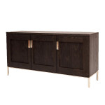Paris Prix Buffet Design 3 Portes "Pimlico" 150cm Charbon