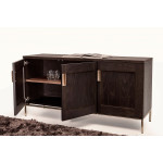 Paris Prix Buffet Design 3 Portes "Pimlico" 150cm Charbon