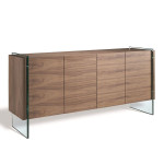 paris prix Buffet Design 4 Portes "Isaac" 170cm Naturel