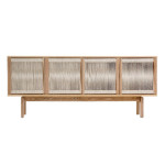 paris prix Buffet Design 4 Portes "Lilla" 180cm Naturel