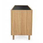 Paris Prix Buffet Design En Bois Massif "Porto" 175cm Chêne