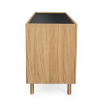 Paris Prix Buffet Design En Bois Massif "Porto II" 175cm Chêne