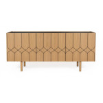 paris prix Buffet Design en Bois Massif "Porto II" 175cm Chêne
