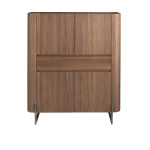 Paris Prix Buffet Haut En Bois "Clinton" 134cm Naturel