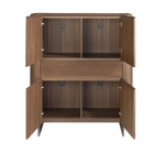 Paris Prix Buffet Haut En Bois "Clinton" 134cm Naturel