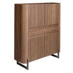 paris prix Buffet Haut en Bois "Clinton" 134cm Naturel