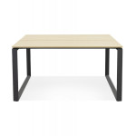 Paris Prix Bureau Bench Design "Dane" 140cm Noir & Naturel