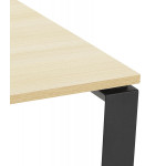 Paris Prix Bureau Bench Design "Dane" 140cm Noir & Naturel