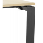 Paris Prix Bureau Bench Design "Dane" 140cm Noir & Naturel