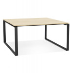paris prix Bureau Bench Design "Dane" 140cm Noir & Naturel