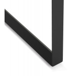 Paris Prix Bureau Bench Design "Dane" 140cm Noir & Noyer