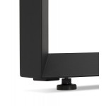 Paris Prix Bureau Bench Design "Dane" 140cm Noir & Noyer