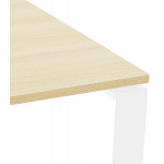 Paris Prix Bureau Bench Design "Dane" 160cm Blanc & Naturel