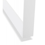 Paris Prix Bureau Bench Design "Dane" 160cm Blanc & Naturel