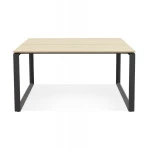 Paris Prix Bureau Bench Design "Dane" 160cm Noir & Naturel