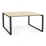 paris prix Bureau Bench Design "Dane" 160cm Noir & Naturel