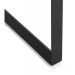 Paris Prix Bureau Bench Design "Dane" 160cm Noir & Noyer