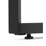 Paris Prix Bureau Bench Design "Dane" 160cm Noir & Noyer