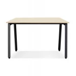 Paris Prix Bureau Bench Double "Rosendo" 140cm Noir & Naturel