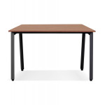 Paris Prix Bureau Bench Double "Rosendo" 140cm Noir & Noyer