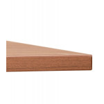 Paris Prix Bureau Bench Double "Rosendo" 140cm Noir & Noyer